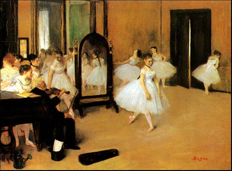 Edgar Degas Dance Class oil painting picture